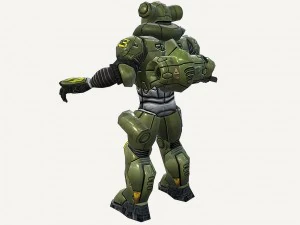 soldado humano Modelo 3D