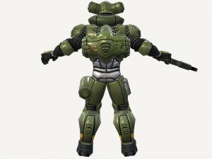 human trooper 3D Model
