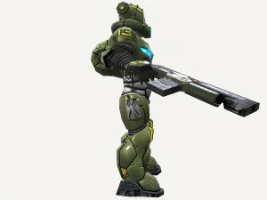 soldado humano Modelo 3D