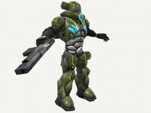 soldado humano Modelo 3D