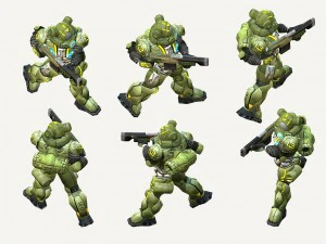 soldado humano Modelo 3D