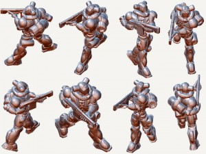 human trooper 3D Model