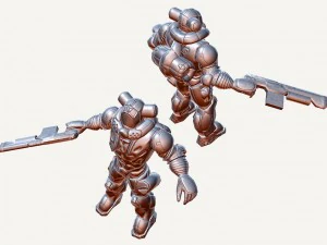 soldado humano Modelo 3D