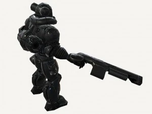 soldado humano Modelo 3D