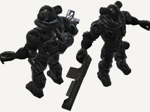 soldado humano Modelo 3D