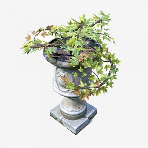 flower pot 3D 模型 .c4d .max .obj .3ds .fbx .stl .blend 