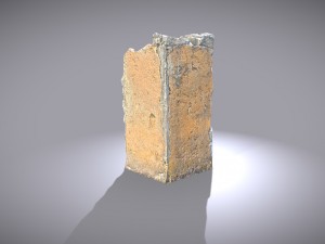 broken concrete pillar Modello 3D