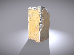 broken concrete pillar Modello 3D