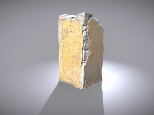 broken concrete pillar 3D Model