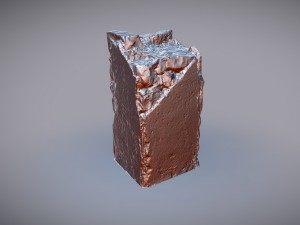 broken concrete pillar Modello 3D
