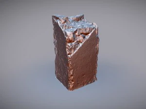 broken concrete pillar 3D Model