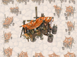 medieval market stalls v2 Texturas CG