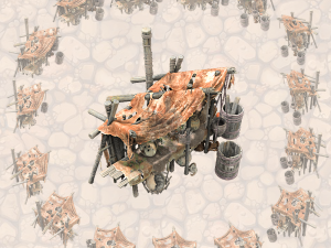 medieval market stalls v2 Texturas CG