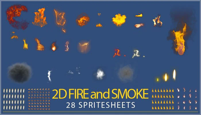 2d fire effects 3D Model .c4d .max .obj .3ds .fbx .stl .blend