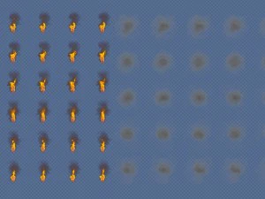 2d fire effects 3D Model