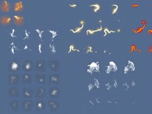 2d fire effects 3D Model