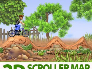 2D-конструктор карты скроллера 3D Модель