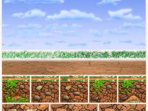 2d scroller map construction set 3D Model