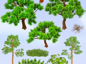 2d scroller map construction set 3D Model
