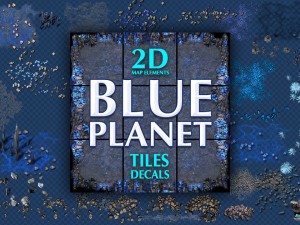 blue planet Modelo 3D