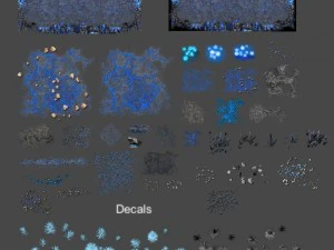 Blauer Planet 3D Modell