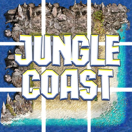 2d jungle coast tile set and decals 3D Model .c4d .max .obj .3ds .fbx .stl .blend