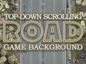 2d scrolling road game backgroud 3D मॉडल