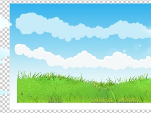 2d toon forest Model 3D