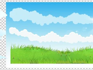 2d toon forest 3D Model