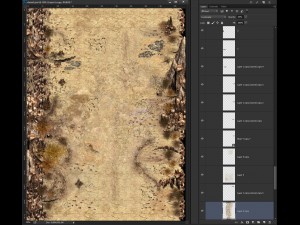 2d desert game backgrounds pack 3D Model