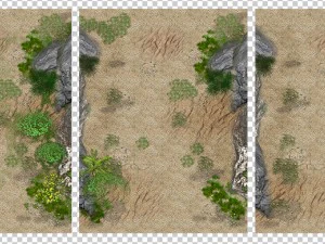 2d desert jungle construction set 3D Model