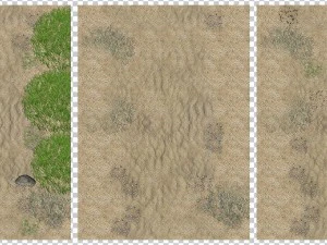 2d desert jungle construction set 3D Model