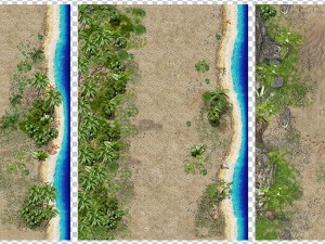 2d desert jungle construction set 3D Model