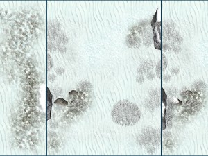 2d toon and realistic winter game backgrounds 3D Model