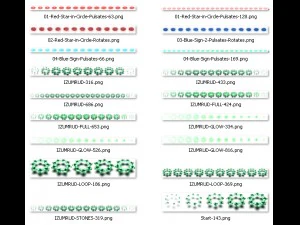 animasyonlu auralar 2 3D Model