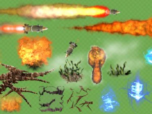 анимированные эффекты 3D Модель