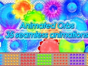 2d magic animated orbs 3D Модель