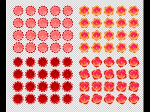 2d magic animated orbs Modelo 3D