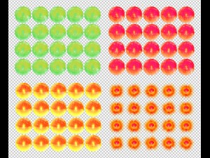 2d magic animated orbs Modelo 3D