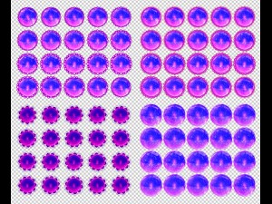2d magic animated orbs Modelo 3D