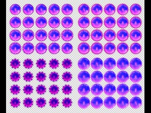 2d magic animated orbs 3D Model