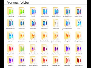 2d magic animated orbs Modelo 3D