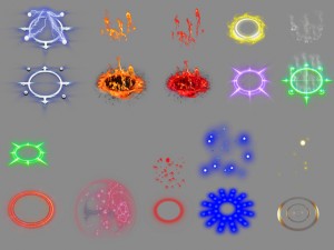 2d aura pack 3D Model
