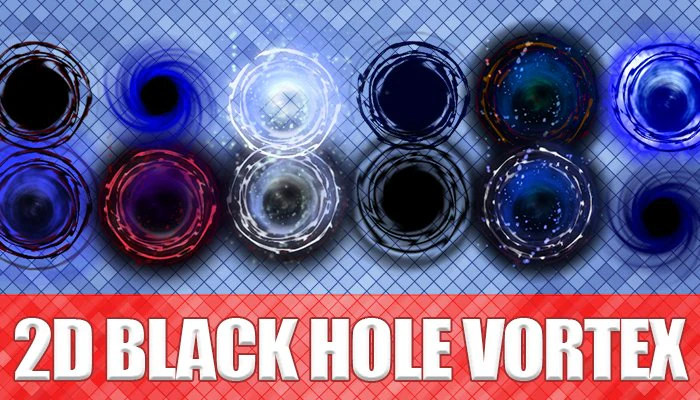 2d black hole vortex 3D Model .c4d .max .obj .3ds .fbx .stl .blend 