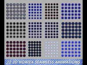 2d black hole vortex 3D Model