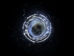 2d black hole vortex 3D Model