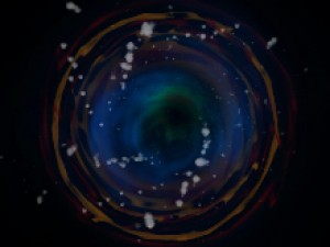 2d black hole vortex 3D मॉडल