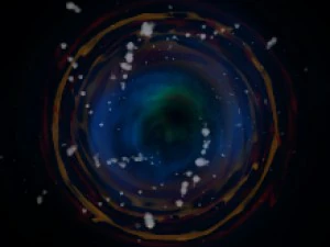 2d black hole vortex 3D Model