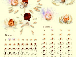 2d exploding barrel 3D Model