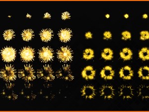 2d explosions animations pack 3D Model
